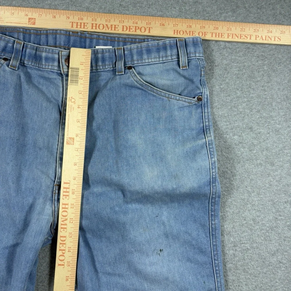 Vintage 90s Levis Action 43415 Denim Jeans Mens 38x32 Light Wash Straight Leg